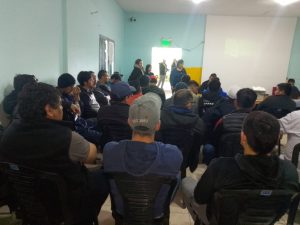 Pico Truncado: se llevó a cabo una capacitación en Seguridad e Higiene en Construcción